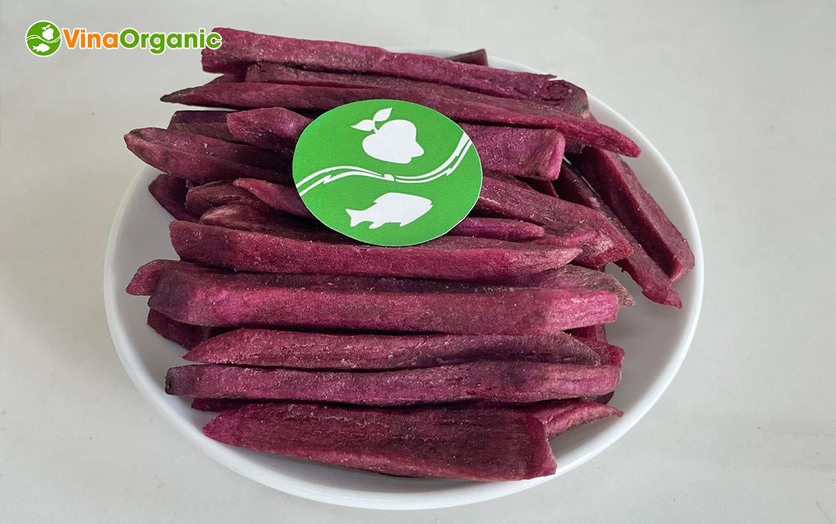 VinaOrganic chuyển giao công nghệ và dây chuyền sản xuất khoai lang tím sấy giòn, đa năng suất. Liên hệ ngay Hotline/Zalo: 0938299798 - 0975299798.