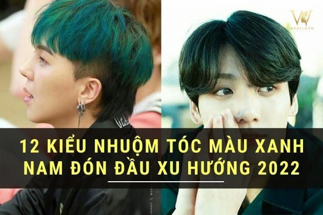 nhuom toc mau xanh reu nam