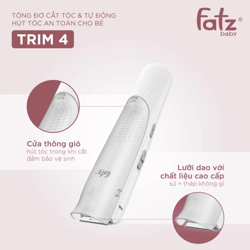 Tông đơ cắt tóc và tự động hút tóc an toàn cho bé Trim 4 –  FB7901HB